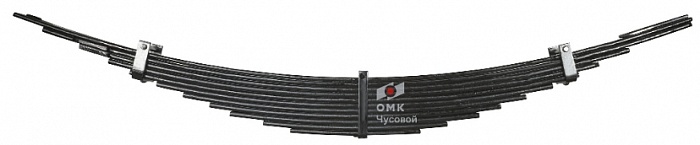 Задняя рессора для автомобилей производства ПАО "Камаз" 4326, 4350, 43501 11-листовая