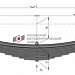 Рессора передняя для ГАЗ 3308 Садко 14 листов